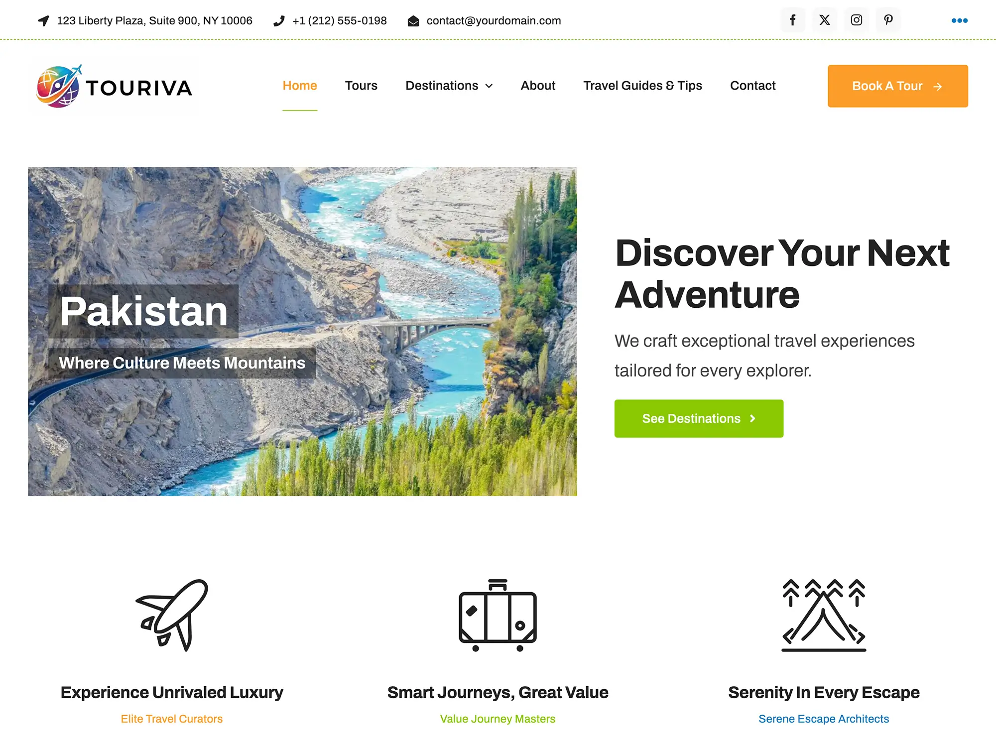 Touriva - Travel Agency